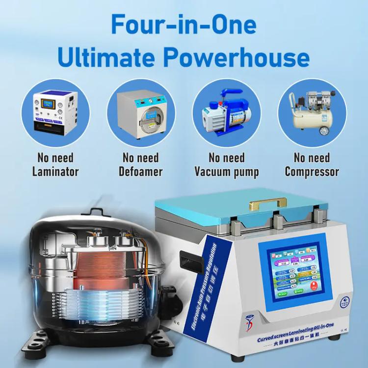 YYD YD-639 UV Curing Laminating Defoaming All-in-One, Plug:US Plug - free shipping - PMC TechLife - Order now!