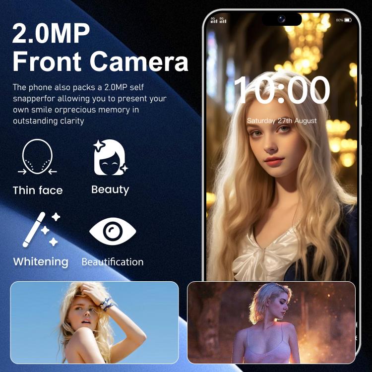 I16 Pro Max / ZPT93, 2GB+16GB, 6.26 inch Android 8.1 MTK6737 Quad Core, Network: 4G, Dual SIM, Plug:EU Plug(Grey) - free shipping - PMc TechLife - Order now!