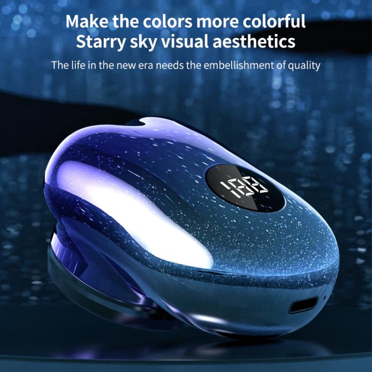 WG-P10X Portable Rechargeable LED Digital Display Electric Shaver(Gradient Blue) - free shipping - PMC TechLife - Order now!