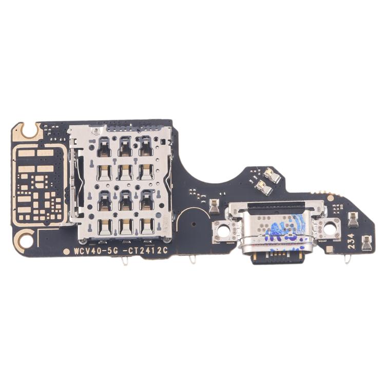 For vivo V40 5G V2348 Charging Port Board With SIM Card Holder Socket, Not Supporting Fast Charging - free shipping - PMC TechLife - Order now!