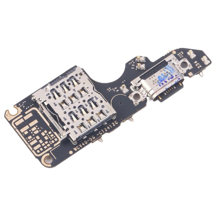 For vivo V40 5G V2348 Charging Port Board With SIM Card Holder Socket, Not Supporting Fast Charging - free shipping - PMC TechLife - Order now!