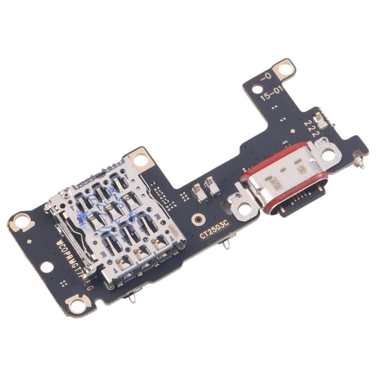 For Realme GT7 Pro Racing Charging Port Board With SIM Card Holder Socket, Not Supporting Fast Charging - free shipping - PMC TechLife - Order now!