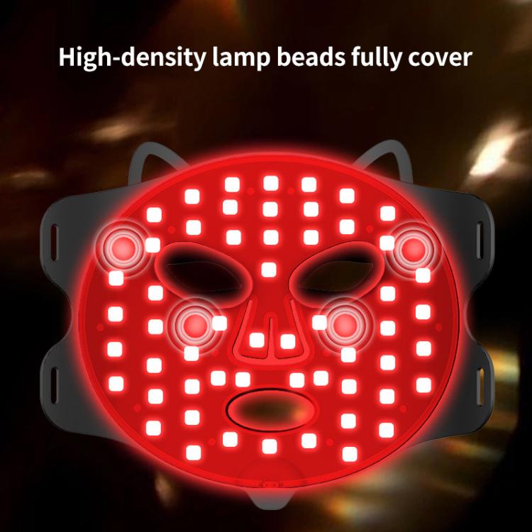 WG-B-M03 Vibration Massage Photon Mask Photon Rejuvenation Facial Beauty Device, US Plug(Black) - free shipping - PMC TechLife - Order now!
