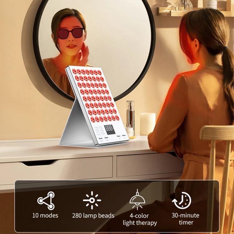 WG-YM-8005 280 LED Lamp Beads Beauty Device Photon Rejuvenation Instrument, UK Plug(White) - free shipping - PMC TechLife - Order now!