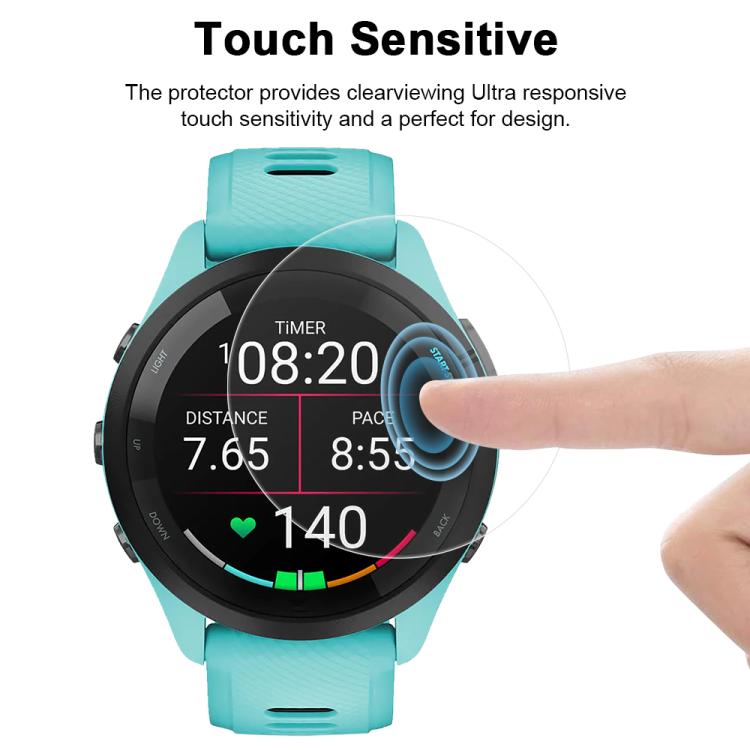 For Garmin Forerunner 265 44mm 5pcs xDfind Soft Hydrogel Film Full Cover Front Protector - free shipping - PMC TechLife - Order now!