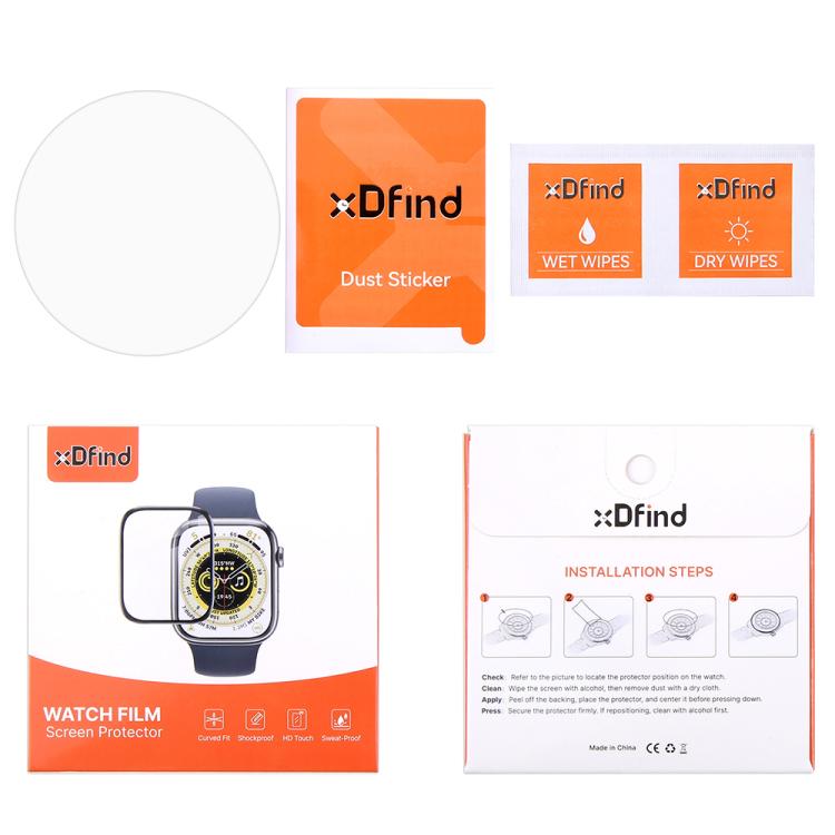 For Garmin Venu 2 5pcs xDfind Soft Hydrogel Film Full Cover Front Protector - free shipping - PMC TechLife - Order now!