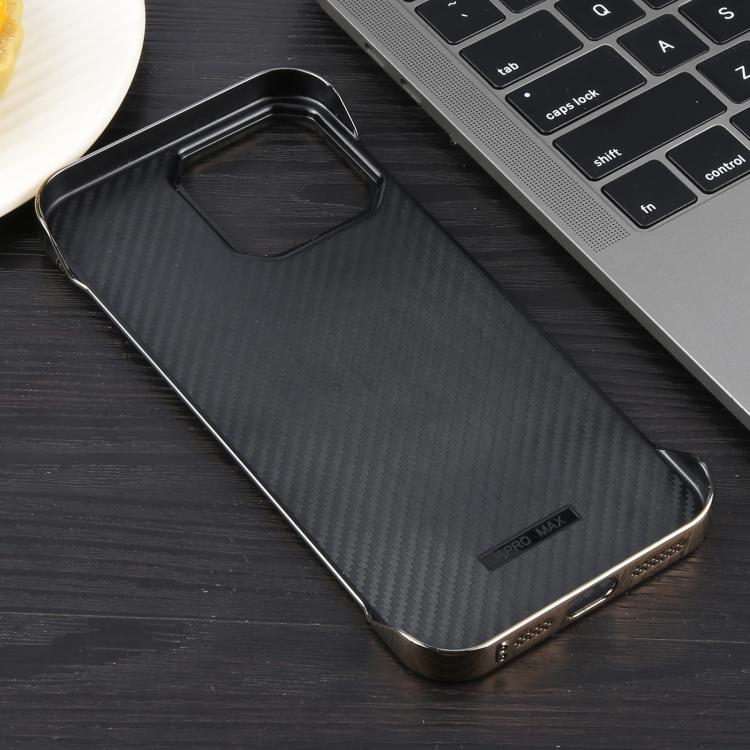 For iPhone 16 Pro Electroplating Frameless Frosted Anti-Glare PC MagSafe Phone Case(Desert Gold) - free shipping - PMC TechLife - Order now!
