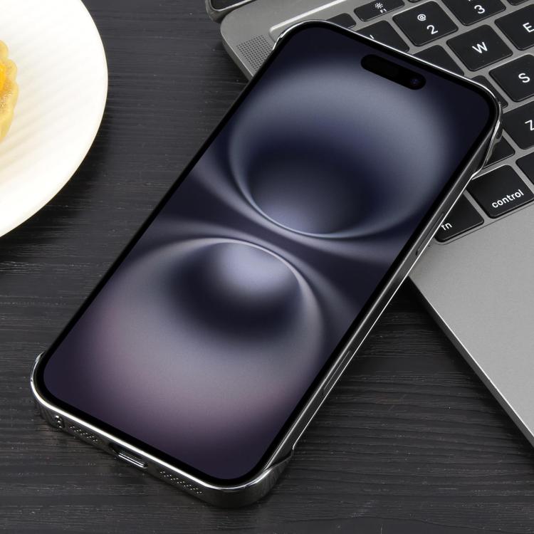 For iPhone 16 Electroplating Frameless Frosted Anti-Glare PC MagSafe Phone Case(Titanium Gray) - free shipping - PMC TechLife - Order now!