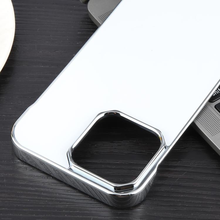 For iPhone 14 / 13 Electroplating Frameless Frosted Anti-Glare PC MagSafe Phone Case(Silver White) - free shipping - PMC TechLife - Order now!