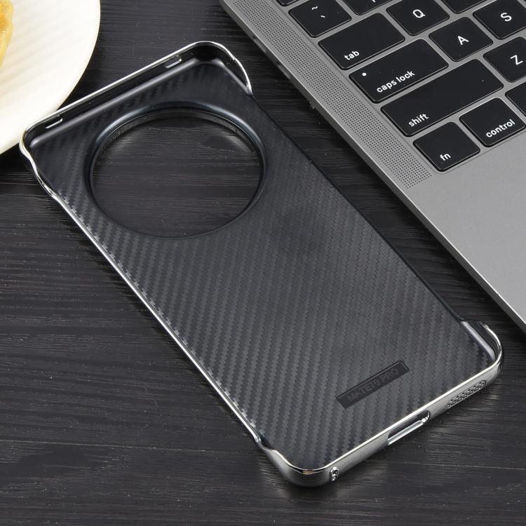 For Huawei Mate 60 Pro Electroplating Frameless Frosted Anti-Glare PC MagSafe Phone Case(Silver White) - free shipping - PMC TechLife - Order now!