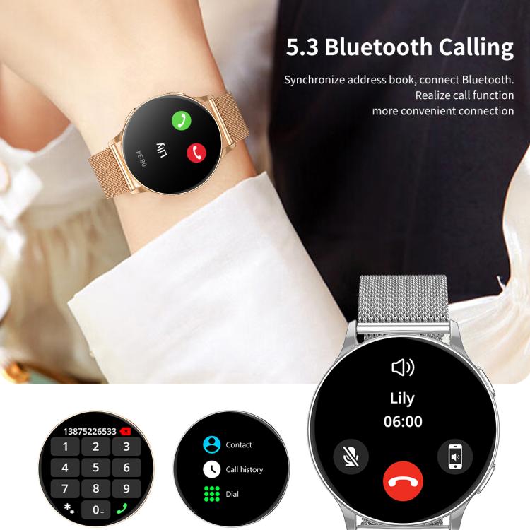 CY29 1.32 inch AMOLED Screen Female Smart Watch Supports COFIT APP(Black) - Smart Watches by PMC TechLife | Online Shopping South Africa | PMC TechLife | Buy Now Pay Later Mobicred