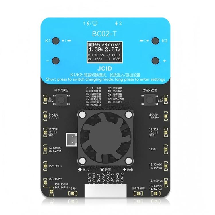 JCID BC02-T Super Battery Cycler Data Calibration for iPhone 11-15 Pro Max - free shipping - PMC TechLife - Order now!