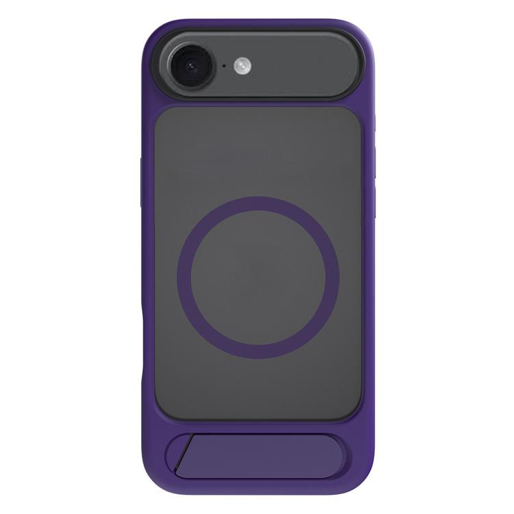 For iPhone 17 Air Kalebol MagSafe Invisible Tilt Holder PC Hybrid TPU Case(Purple) - iPhone 17 Air Cases by Kalebol | Online Shopping South Africa | PMC TechLife | Buy Now Pay Later Mobicred