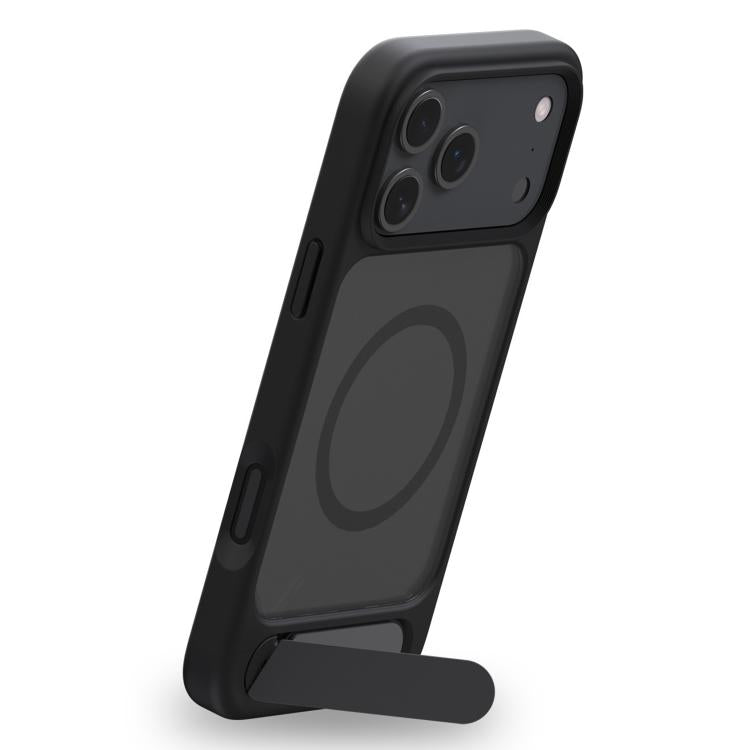 For iPhone 17 Kalebol MagSafe Invisible Tilt Holder PC Hybrid TPU Case(Black) - iPhone 17 Cases by Kalebol | Online Shopping South Africa | PMC TechLife | Buy Now Pay Later Mobicred