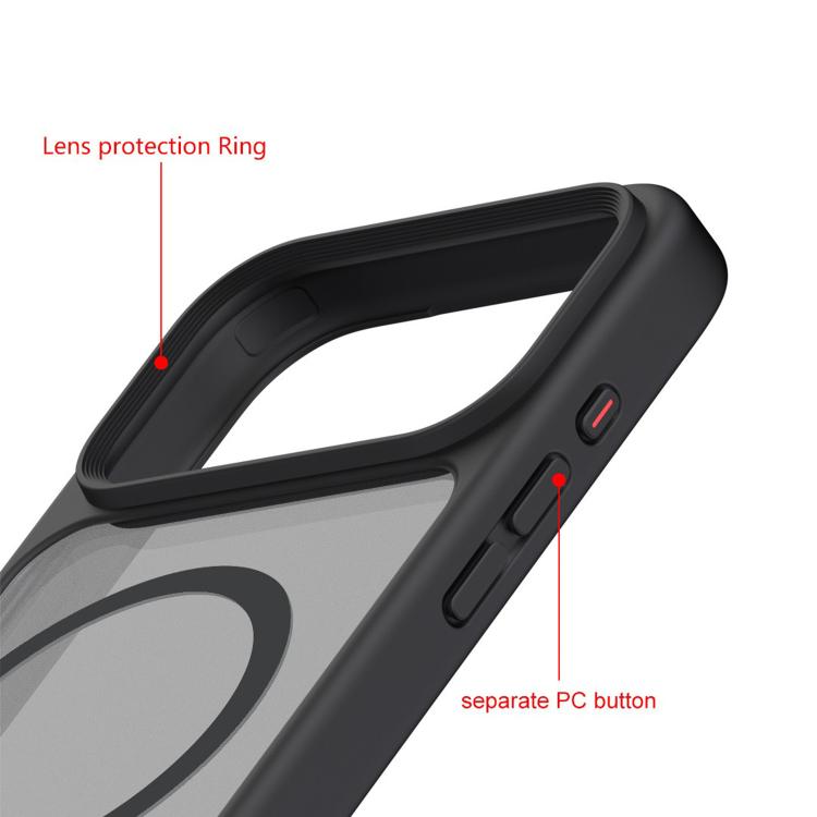 For iPhone 17 Kalebol MagSafe Invisible Tilt Holder PC Hybrid TPU Case(Grey White) - iPhone 17 Cases by Kalebol | Online Shopping South Africa | PMC TechLife | Buy Now Pay Later Mobicred