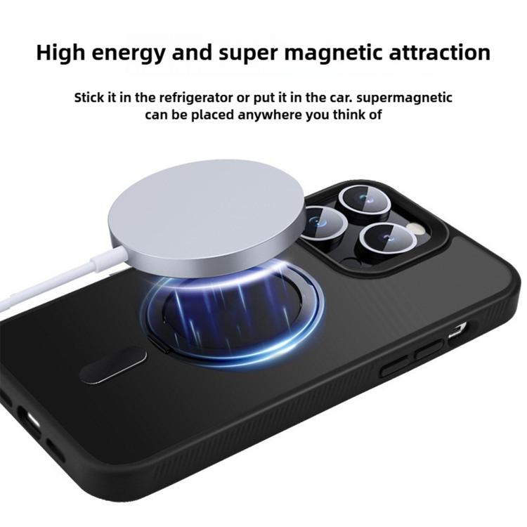 For iPhone 17 Air Kalebol Rotating Holder MagSafe PC Hybrid TPU Phone Case(Blue) - iPhone 17 Air Cases by Kalebol | Online Shopping South Africa | PMC TechLife | Buy Now Pay Later Mobicred