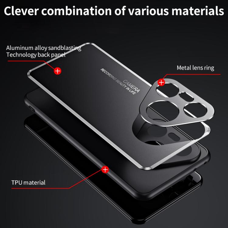 For Huawei Pura 80 5G Frosted Metal Phone Case(Blue) - free shipping - PMC TechLife - Order now!