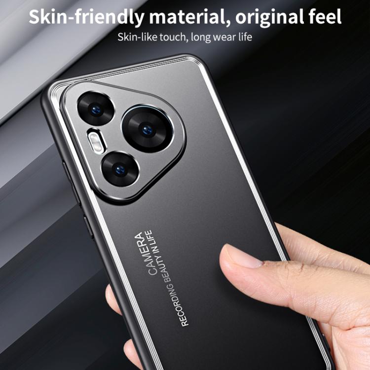 For Huawei Pura 80 5G Frosted Metal Phone Case(Black) - free shipping - PMC TechLife - Order now!