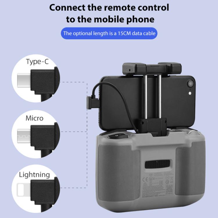 BRDRC Converting Data Cable for DJI Mini 4 Pro / Mavic 3 / Air 2 / Air 2S, Type:30cm Type-C to Type-C - free shipping - PMC TechLife - Order now!