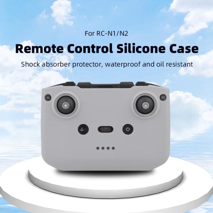 For DJI RC-N2 / RC-N1 BRDRC Remote Control Shockproof Anti-scratch Silicone Case(Grey) - free shipping - PMC TechLife - Order now!