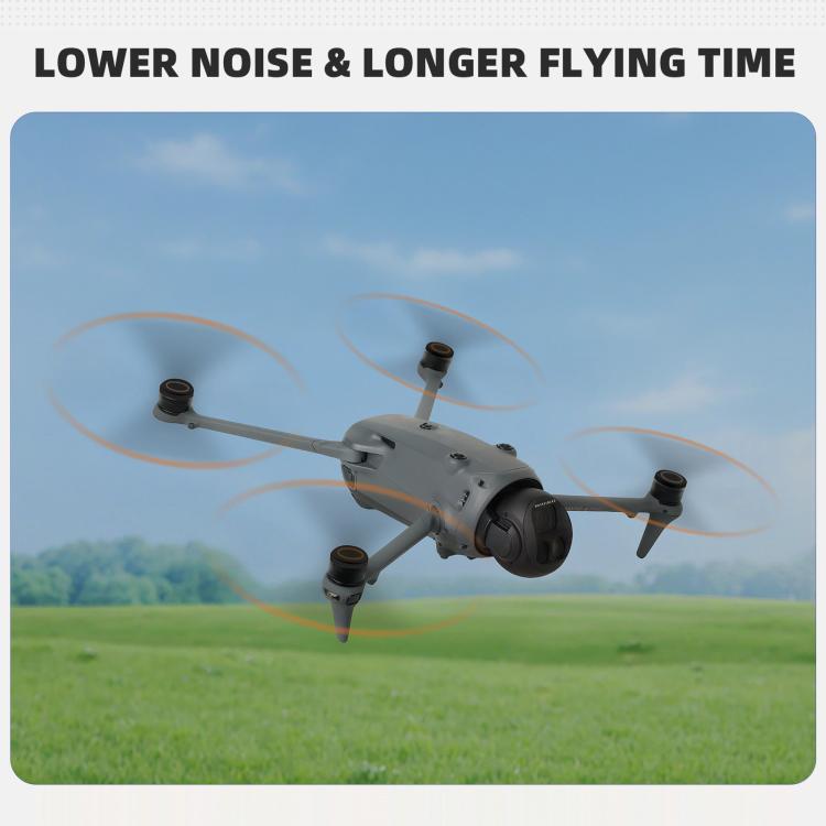 For DJI Mavic 4 Pro Sunnylife 1158F Quick-Release Propellers Blades, Type:One Pair(Silver Tip) - free shipping - PMC TechLife - Order now!