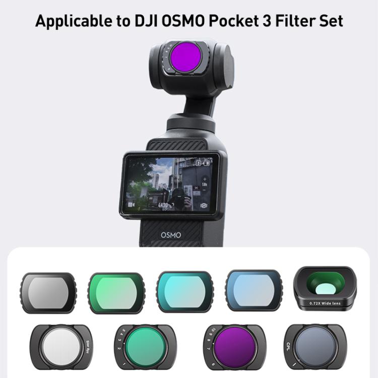 For DJI Osmo Pocket 3 Camera Lens Filter, Filter:ND8 - free shipping - PMC TechLife - Order now!