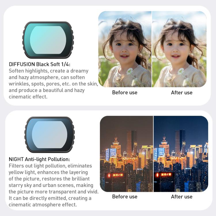 For DJI Osmo Pocket 3 Camera Lens Filter, Filter:Adjustable CPL - free shipping - PMC TechLife - Order now!