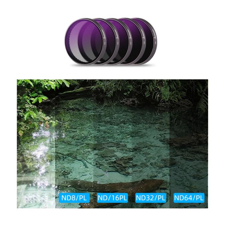 For DJI Action 5 Pro Camera Lens Filter, Filter:ND16 - free shipping - PMC TechLife - Order now!