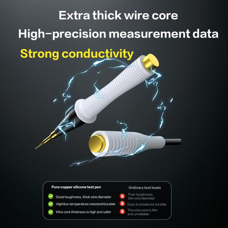 i2C Pure Copper Silicone Probe Detection Pen, Model:Straight Plug - free shipping - PMC TechLife - Order now!