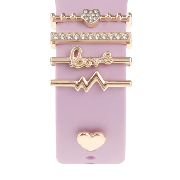 Smart Watch Band Decorative Ring Metal Accessories(Heartbeat) - free shipping - PMC TechLife - Order now!