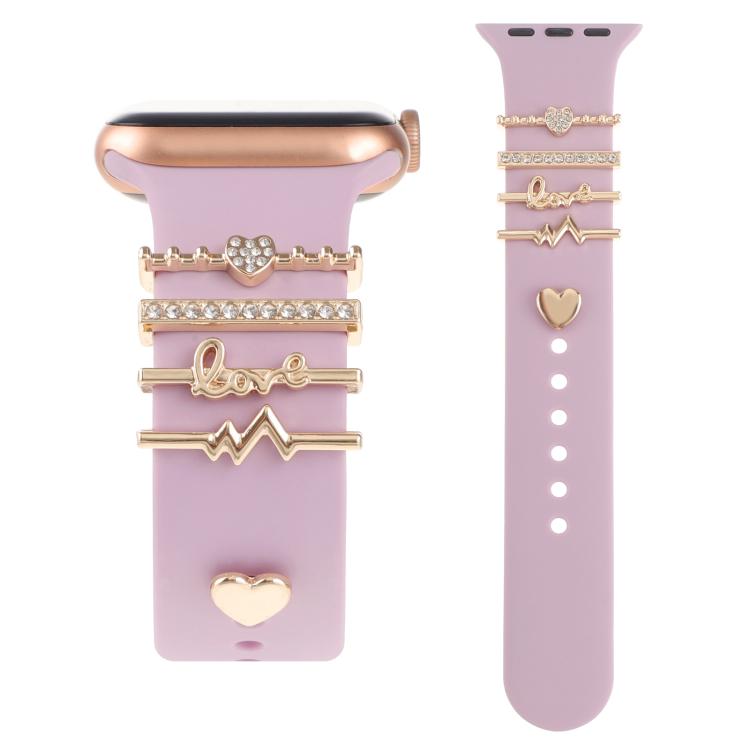 Smart Watch Band Decorative Ring Metal Accessories(Heartbeat) - free shipping - PMC TechLife - Order now!
