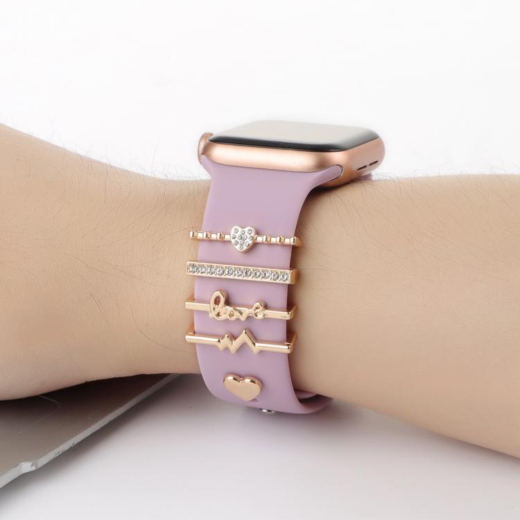 Smart Watch Band Decorative Ring Metal Accessories(Heartbeat) - free shipping - PMC TechLife - Order now!