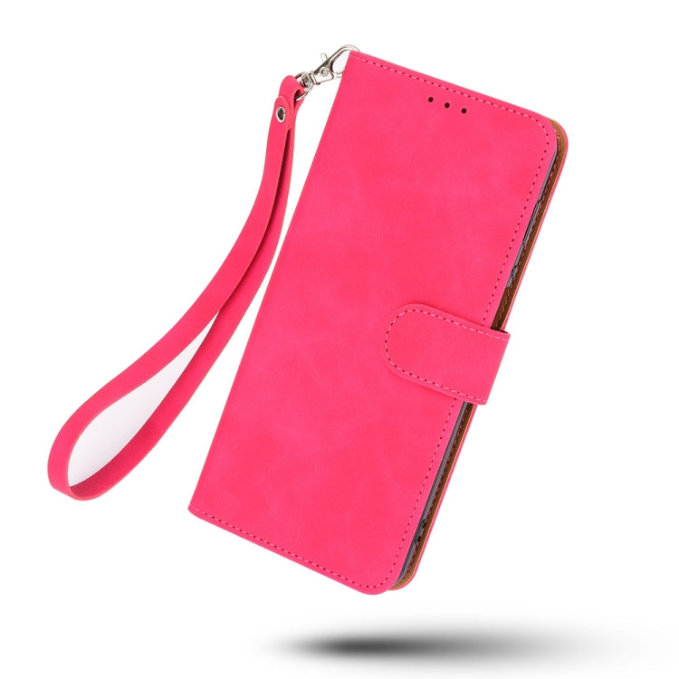 For DOOGEE N20 Pro Solid Color Skin Feel Magnetic Buckle Horizontal Flip Calf Texture PU Leather Case with Holder & Card Slots & Wallet(Rose Red) - More Brand by PMC Jewellery | Online Shopping South Africa | PMC Jewellery | Buy Now Pay Later Mobicred