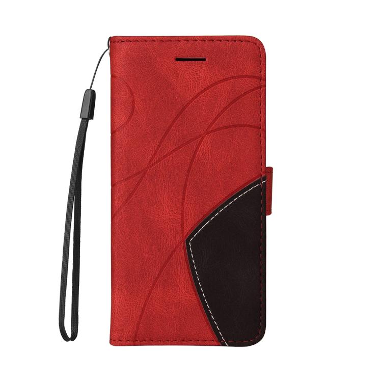 For Huawei Pura 80 Pro 5G Dual-color Splicing Flip Leather Phone Case(Red) - free shipping - PMC TechLife - Order now!