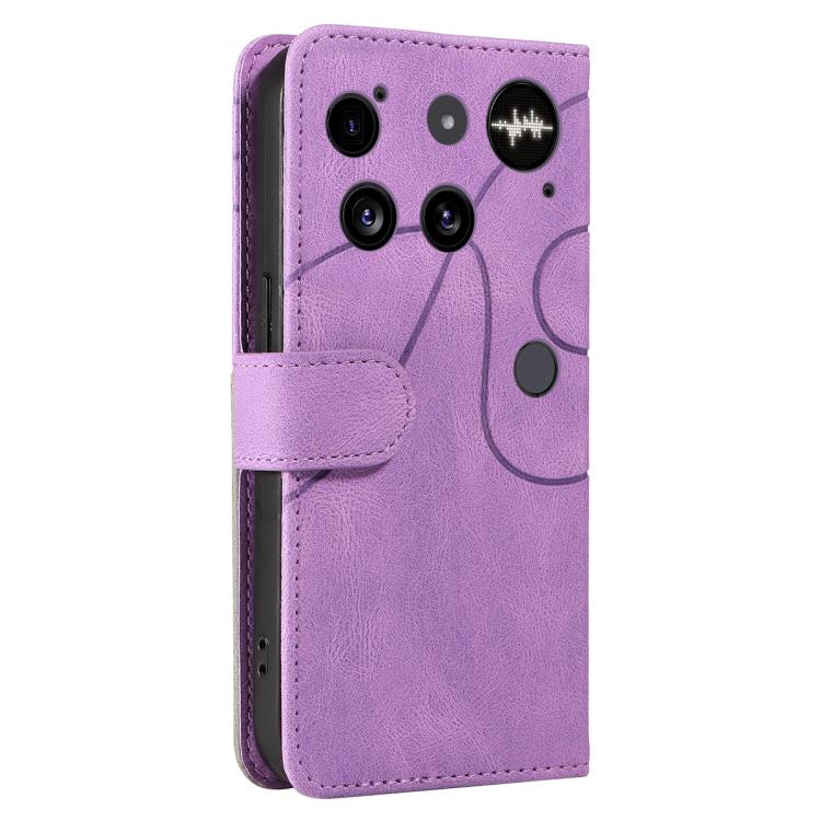 For Nothing Phone 3 Dual-color Splicing Flip Leather Phone Case(Purple) - free shipping - PMC TechLife - Order now!
