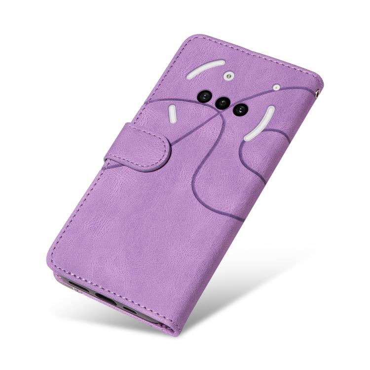For Nothing Phone 3A Dual-color Splicing Flip Leather Phone Case(Purple) - free shipping - PMC TechLife - Order now!