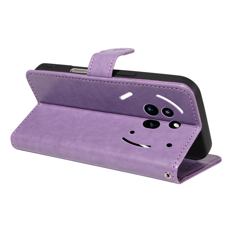 For Nothing Phone 3A Pro Cat and Bee Embossed Flip Leather Phone Case(Purple) - free shipping - PMC TechLife - Order now!