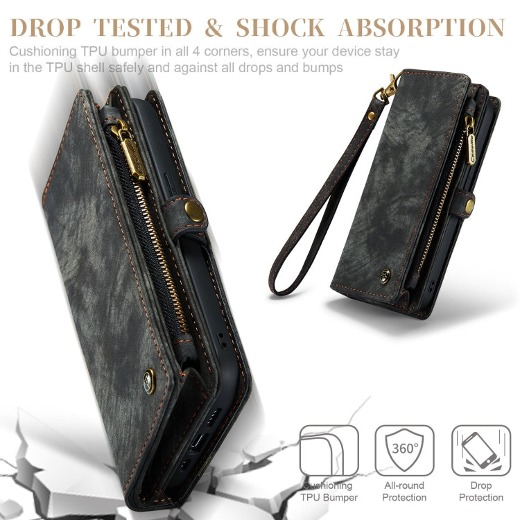 For iPhone 12 / 12 Pro CaseMe-008 Detachable Multifunctional Wallet Leather Phone Case (Black) - iPhone 12 / 12 Pro Cases by CaseMe | Online Shopping South Africa | PMC Jewellery | Buy Now Pay Later Mobicred