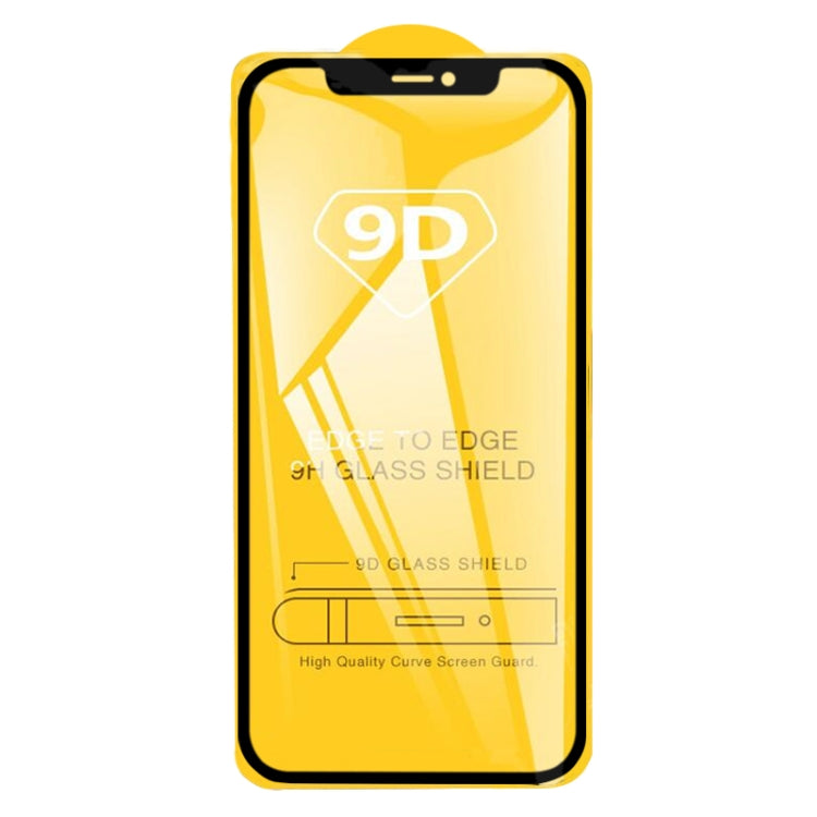 For iPhone 12 mini 25pcs 9D Full Glue Full Screen Tempered Glass Film For  iPhone 12 mini - iPhone 12 mini Tempered Glass by PMC TechLife | Online Shopping South Africa | PMC TechLife | Buy Now Pay Later Mobicred