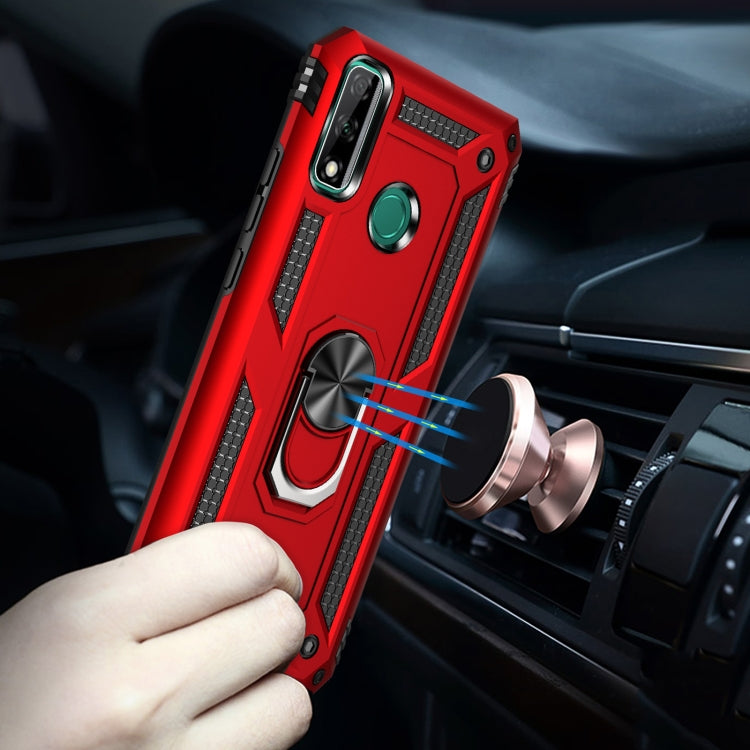 For Huawei Y8s Shockproof TPU + PC Protective Case with 360 Degree Rotating Holder(Black) - Huawei Cases by PMC TechLife | Online Shopping South Africa | PMC TechLife