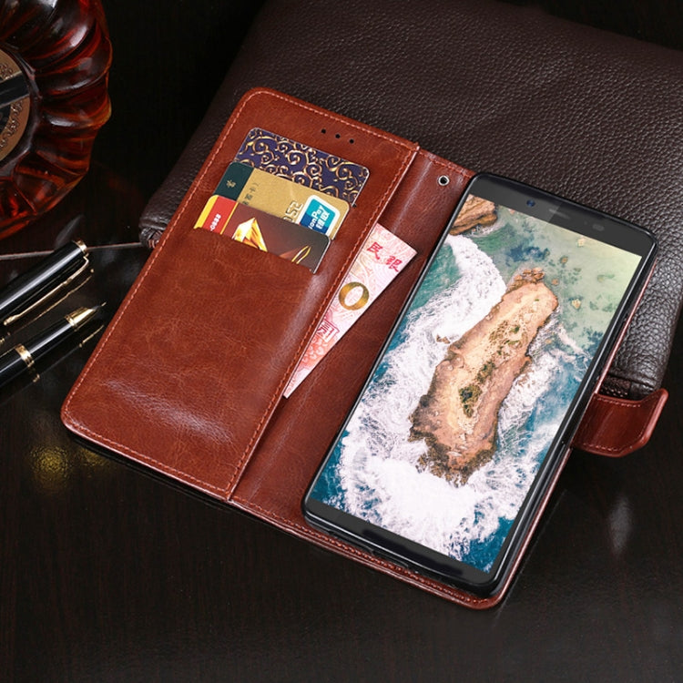 For Blackview BV5500 idewei Crazy Horse Texture Horizontal Flip Leather Case with Holder & Card Slots & Wallet(Red) - More Brand by idewei | Online Shopping South Africa | PMC TechLife | Buy Now Pay Later Mobicred