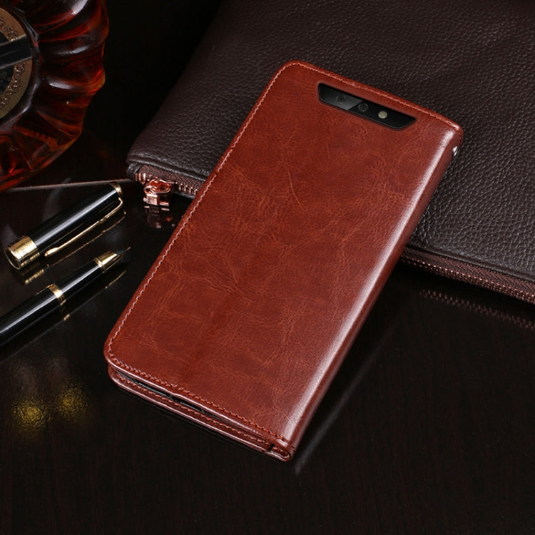 For Blackview BV5500 idewei Crazy Horse Texture Horizontal Flip Leather Case with Holder & Card Slots & Wallet(White) - More Brand by idewei | Online Shopping South Africa | PMC TechLife | Buy Now Pay Later Mobicred