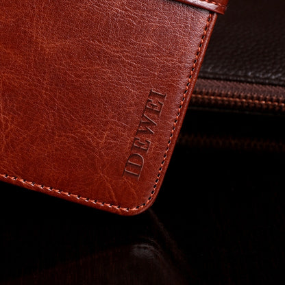 For Blackview BV5500 idewei Crazy Horse Texture Horizontal Flip Leather Case with Holder & Card Slots & Wallet(Red) - More Brand by idewei | Online Shopping South Africa | PMC Jewellery