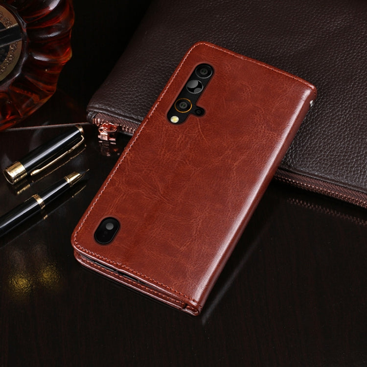 For Blackview BV9900 Pro idewei Crazy Horse Texture Horizontal Flip Leather Case with Holder & Card Slots & Wallet(White) - More Brand by idewei | Online Shopping South Africa | PMC TechLife | Buy Now Pay Later Mobicred