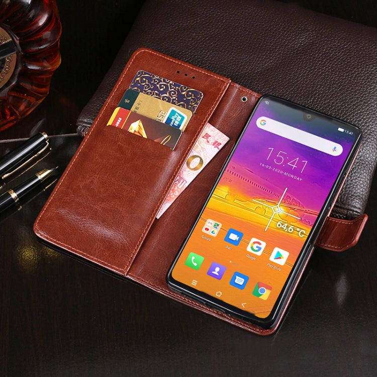 For Blackview BV9900 Pro idewei Crazy Horse Texture Horizontal Flip Leather Case with Holder & Card Slots & Wallet(White) - More Brand by idewei | Online Shopping South Africa | PMC TechLife | Buy Now Pay Later Mobicred
