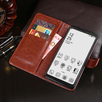 For Hisense A5 idewei Crazy Horse Texture Horizontal Flip Leather Case with Holder & Card Slots & Wallet(Black) - More Brand by idewei | Online Shopping South Africa | PMC Jewellery | Buy Now Pay Later Mobicred