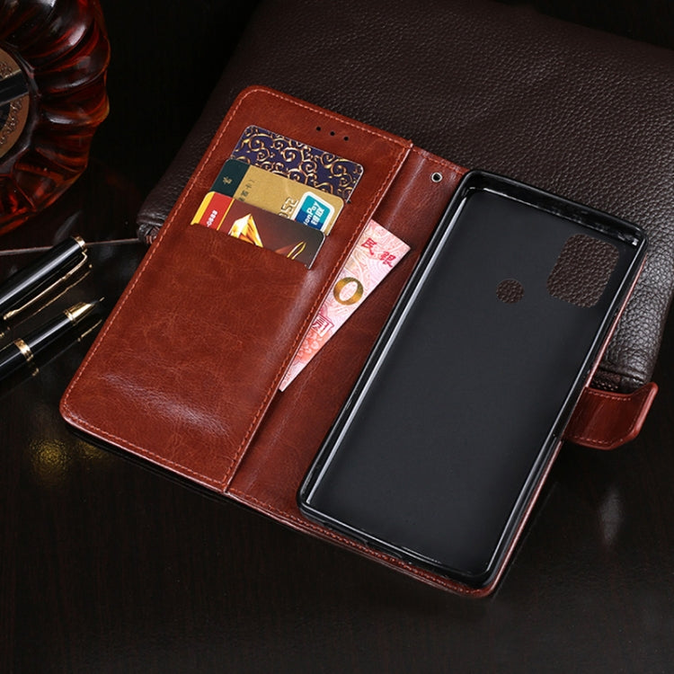 For Wiko View5 Plus idewei Crazy Horse Texture Horizontal Flip Leather Case with Holder & Card Slots & Wallet(Black) - More Brand by idewei | Online Shopping South Africa | PMC Jewellery | Buy Now Pay Later Mobicred