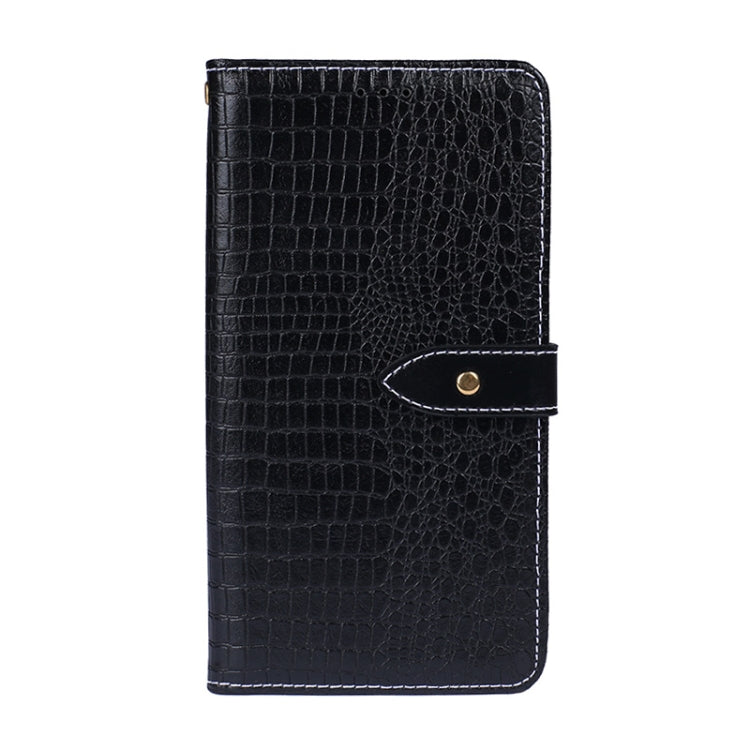 For Doogee N20 Pro idewei Crocodile Texture Horizontal Flip Leather Case with Holder & Card Slots & Wallet(Black) - More Brand by idewei | Online Shopping South Africa | PMC Jewellery | Buy Now Pay Later Mobicred
