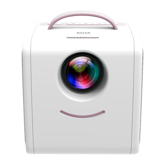 Q2 LED 1080P Mini Portable Projector Children Projector, Plug Type:UK Plug(Pink White) - Mini Projector by PMC Jewellery | Online Shopping South Africa | PMC Jewellery | Buy Now Pay Later Mobicred