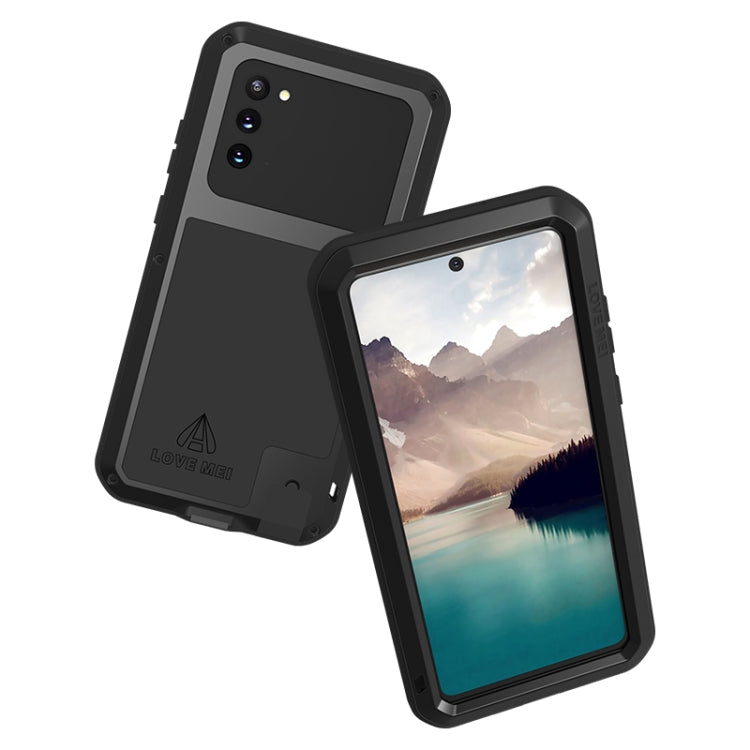 For Samsung Galaxy Note 20 LOVE MEI Metal Shockproof Waterproof Dustproof Protective Case without Glass(Red) - free shipping - PMC TechLife - Order now!